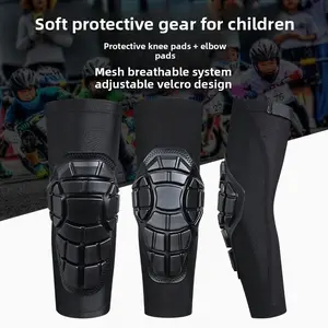 Summer Roller Skating Balance Bike Set Children's Soft Protector Riding Skateboard Knee Pads Elbow Pads Equipment Sports Knee Pads