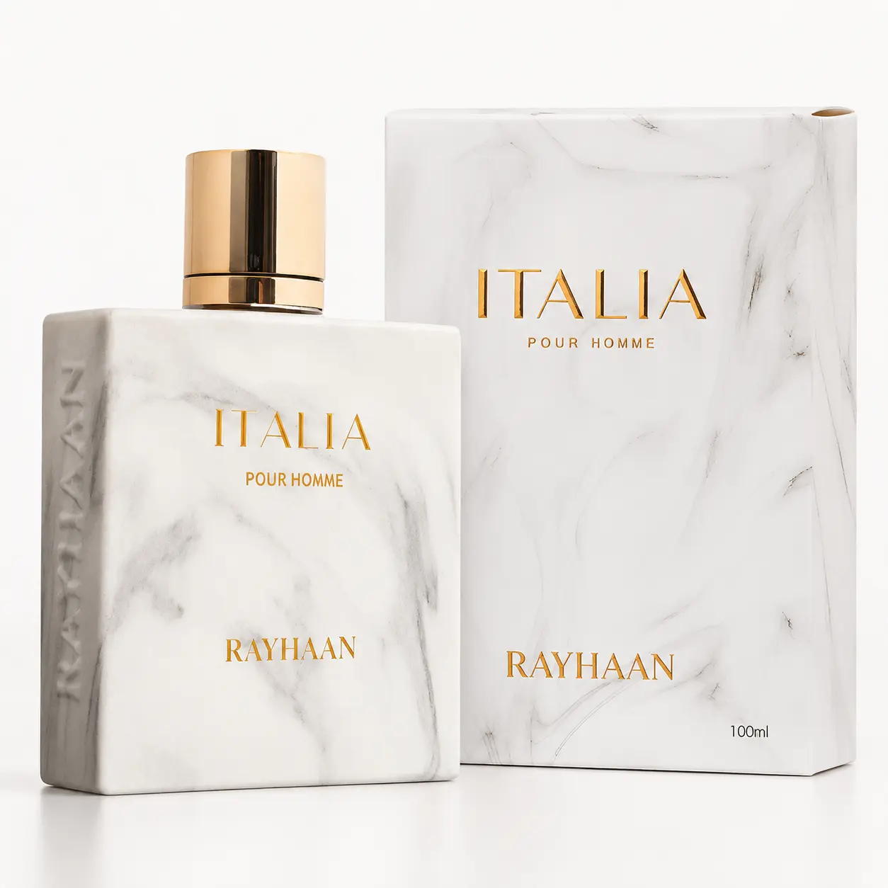 Rayhaan Italia for Men Eau de Parfum Sweet Aromatic Citrus Honey Tobacco 100ml