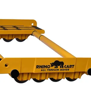 Rhino Cart All Terrain Moving Dolly for Heavy Appliance and Material Handling - Yellow Cart with Wheels