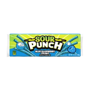 Sour Punch Blue Raspberry Straws, 4.5oz Tray Sour Punch Blue Raspberry Straws, 4.5oz Tray