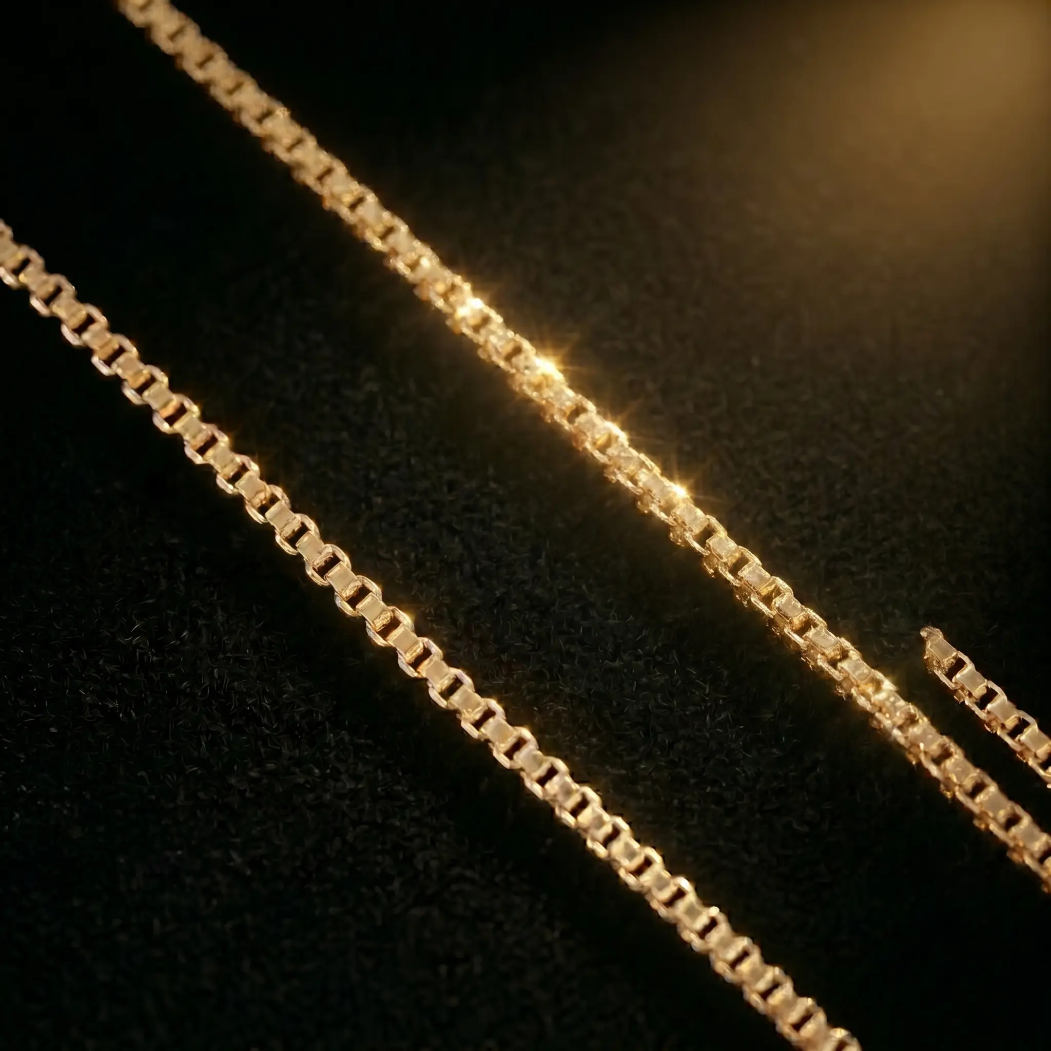Gold Filled 1.2mm Box Chain | Waterproof Everyday Necklace