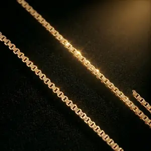 Gold Filled 1.2mm Box Chain | Waterproof Everyday Necklace