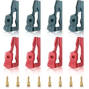 8 count Time  Replacement Trippers Kit Compatible with 156T1978A for T100 Series Timers, Easy to Install Timer Parts, Pool Timer On Off Clips Parts (Red,Green)