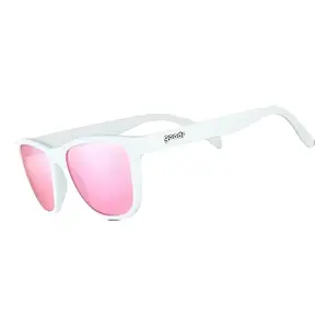 Au Revoir, Gopher - goodr White OG Square Polarized Sunglasses