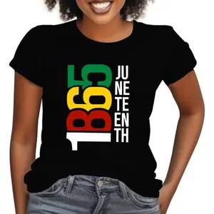 Juneteenth 1865 Shirts for Women June 19th Freedom Day T-Shirt Black History Melanin Tee Top