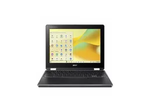 Acer Chromebook Spin 512 R857TN R857TN-P5QA 12.2" Touchscreen Convertible 2 in 1 Chromebook - WUXGA - Intel N250 - 8 GB - 64 GB Flash Memory - English (US) Keyboard - Black - Intel Chip - 1920 x
