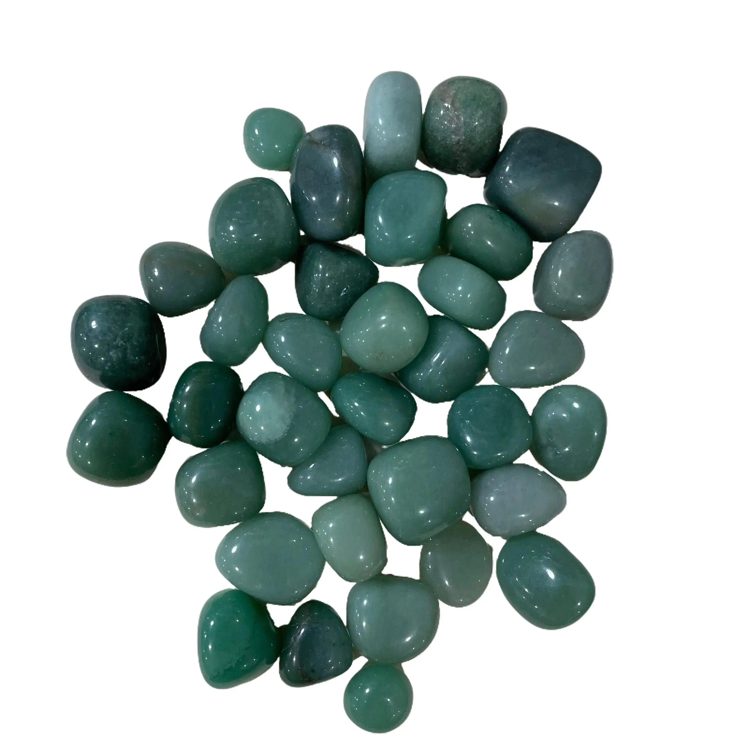 Nature's Luck Tumbled Shape Green Aventurine Crystal, Unisex Wellness Therapy Stone for Emotional Healing, Personal Growth, New Beginnings, Luck & Prosperity (1 Piece)
