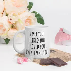 Love You Mug Perfect Valentine's Day Gift for Him or Her Heartwarming Couple's Mug Romantic Love Mug