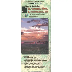 St. George, Hurricane, and Zion National Park, Utah, Trail Map and Guide