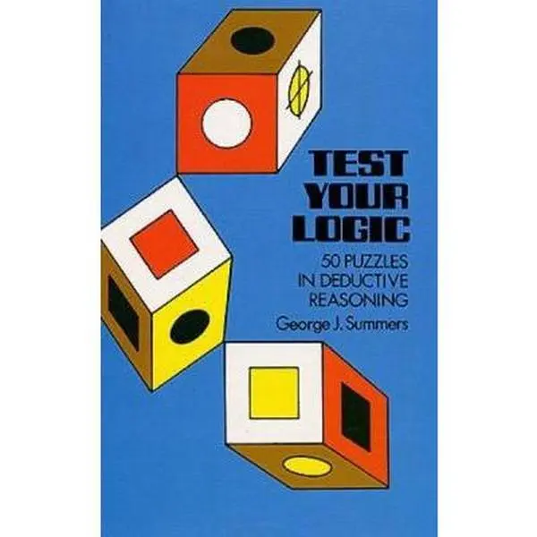 Used Literature Book - Test Your Logic by George J. Summers (Paperback English) - Reading Materials for Logical Thinking Puzzle Practice