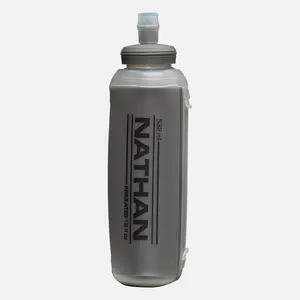 NATHAN Insulated Soft Flask with ExoSpine 18oz - Portable Flask for Hydration on the Go, with Bite Valve & Insulation