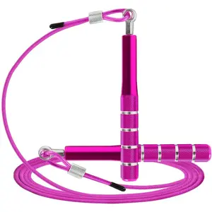 Jump Rope,  Speed Jumping Rope for  Fitness Exercise, Adjustable Adults Workout Skipping Rope for Men, Women, , Girls