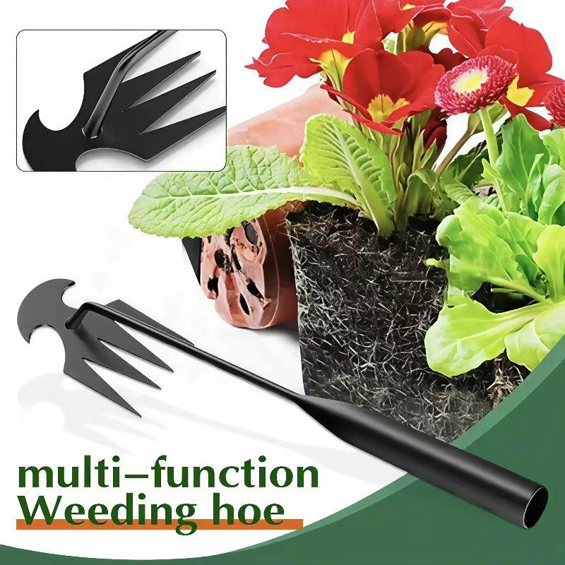 Multi-Function Weeding Tool — A new, durable gardening tool, this portable weeder pulls weeds out by the roots. Ideal for loosening soil, weeding, vegetable gardening, and aerating soil—the perfect choice for all your gardening needs.