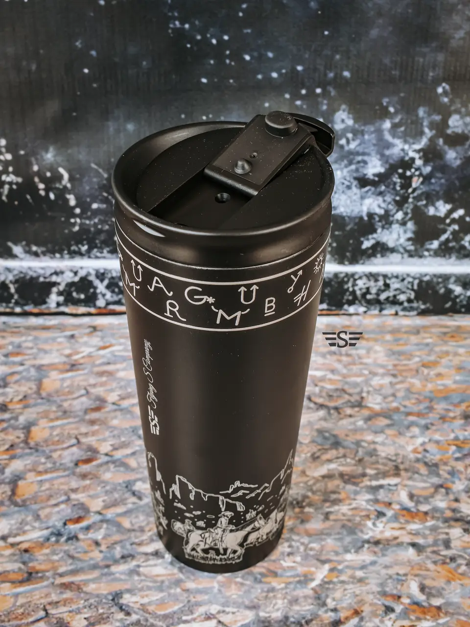 Cattle Drive 24oz Coffee Tumbler with Interchangeable Hot & Iced Lids