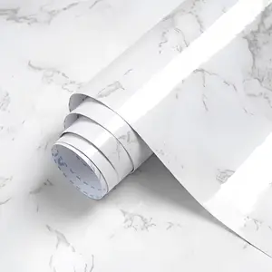 Kitchen stove oil-proof sticker, waterproof, high-temperature resistant, marble tile wallpaper, cabinet renovation film, self-adhesive wallpaper peel