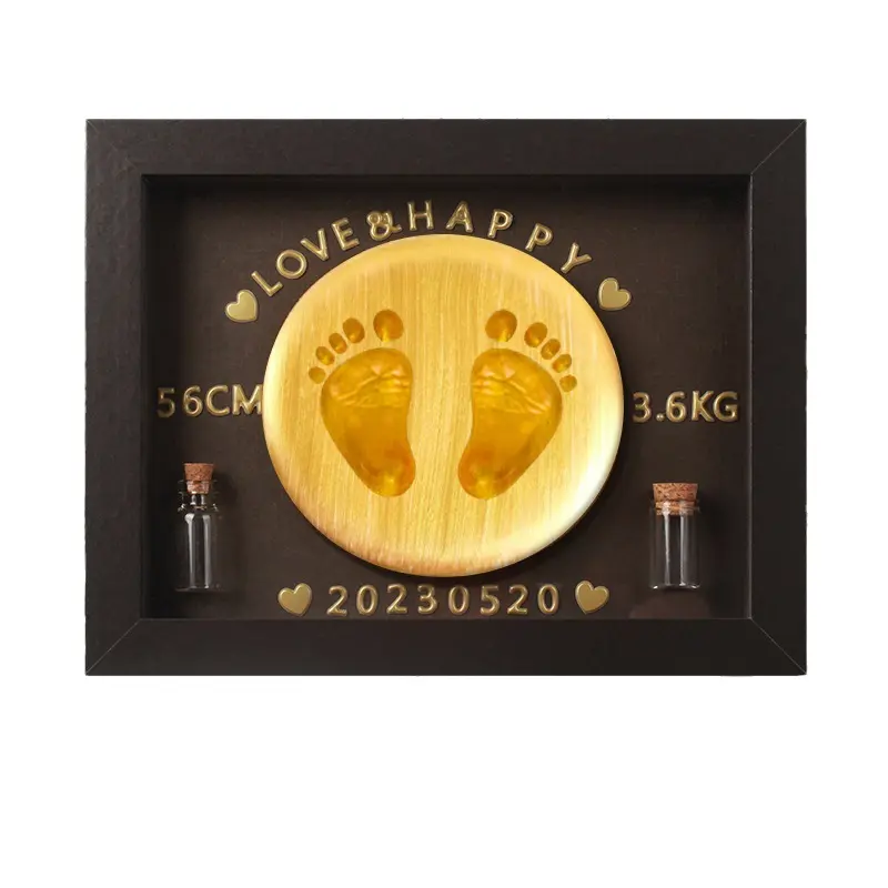 The Sweetest Newborn Gift Ever | Baby Print Clay & Hair Memorial Frame The Sweetest Newborn Gift Ever | Baby Print Clay & Hair Memorial Frame