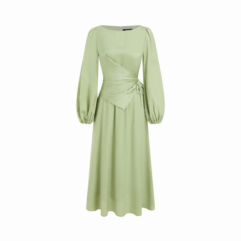 Cider satin green dress - TikTok Shop