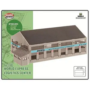 Express N-Scale World Logistics Center Built-Up Construction Set Model Kit