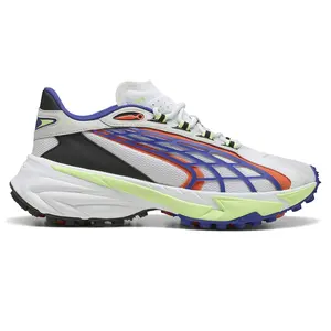 PUMA Mens Spirex Raceday Lace Up Sneakers Shoes Casual - White