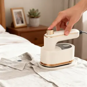 Small Iron Quick Wrinkle Removal for Clothes Portable Handheld Garment for Home Use