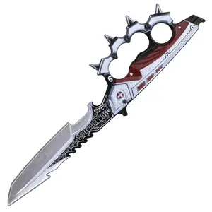 Munetoshi 15" Foam Creed Delta Game Replica Halloween Cosplay Costume Prop Silver