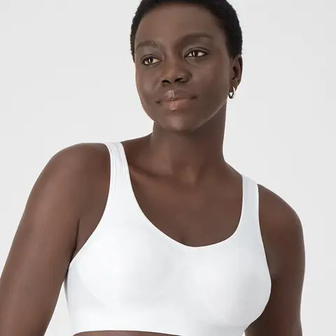 Bali Comfort Revolution Wireless Bra ComfortFlex Fit Shaping Fabric Seamless Women's Full Coverage Seamless Smoothing Design Comfort Straps DF3488