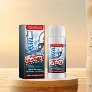 Drain Cleaner Powder, Drain Clog Remover, Dissolves Clogs in Bathroom Sinks & Toilets, Prevents Blockages, Effective Cleaning Solution