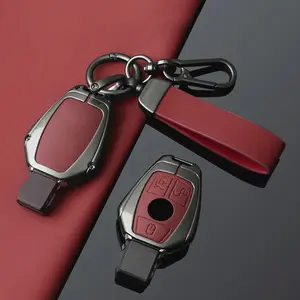 Metal Car Key Holder with Keychain For Mercedes-Benz a B C E-Class Gls Gla Glk Glc Cls Cla Amg W204 W205 W212 W463 W176
