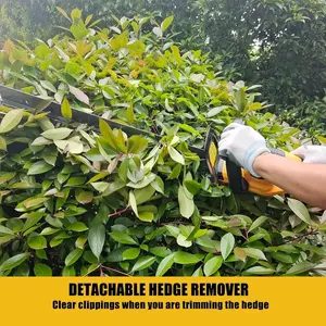 MaxMore Cordless Hedge Trimmer, Compatible with DeWALT 20V Max Battery (Tool Only) Electric Brushless Hedge Shear with 22-Inch B