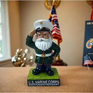 Funny Army 250th Anniversary Gnome Statue,Outdoor Garden Decoration with Military Style,Great for Military Lovers Indoor Outdoor