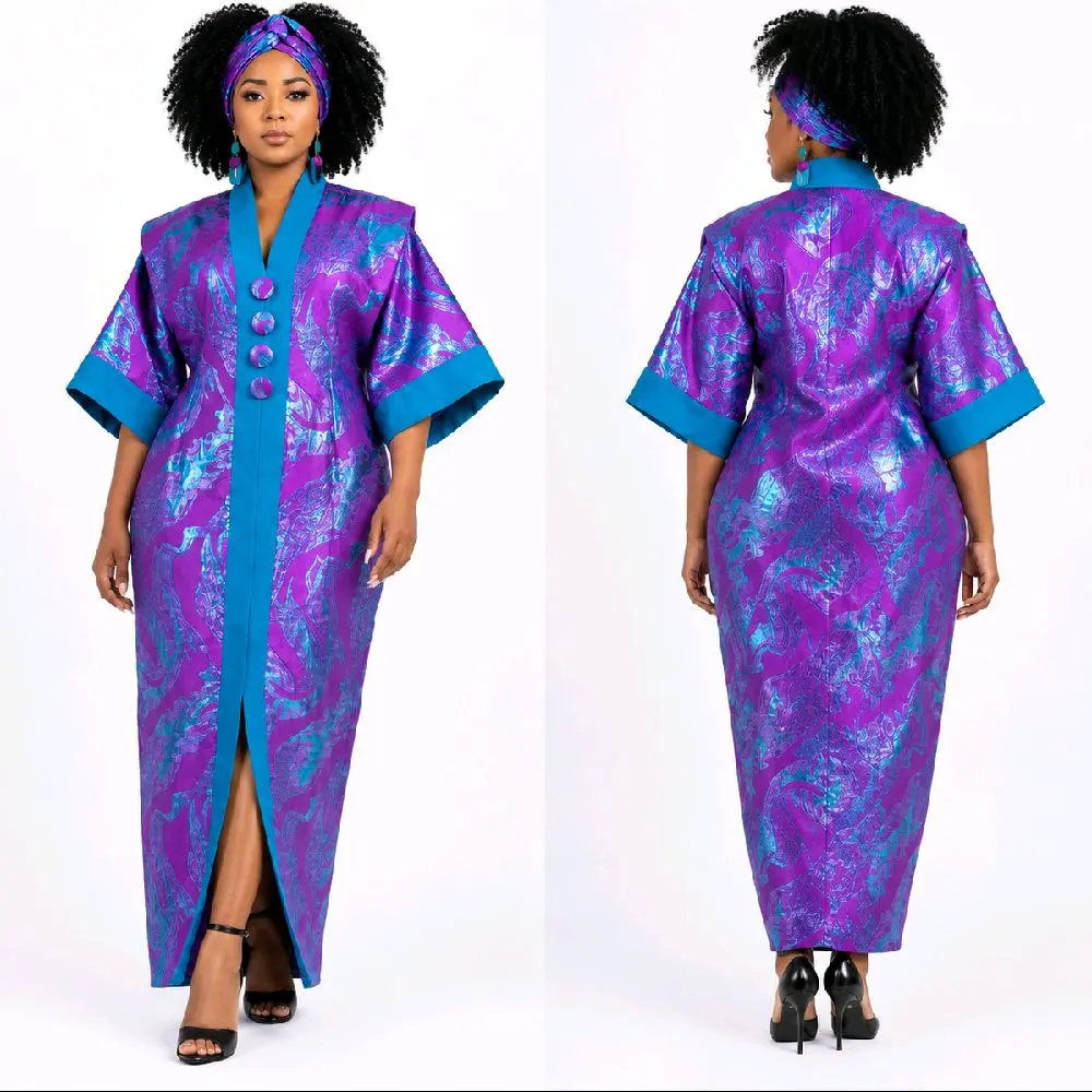 Her Majesty  Party Brocade Gown For Specia occasions one Size