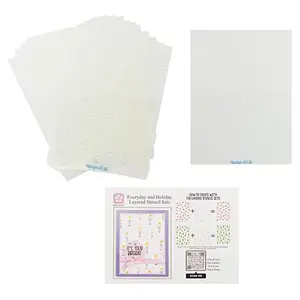 Crafts & Sewing Stamps of Life Holiday Layering Stencil Set of 12 Crafts & Sewing Stamps of Life Holiday Layering Stencil Set of 12