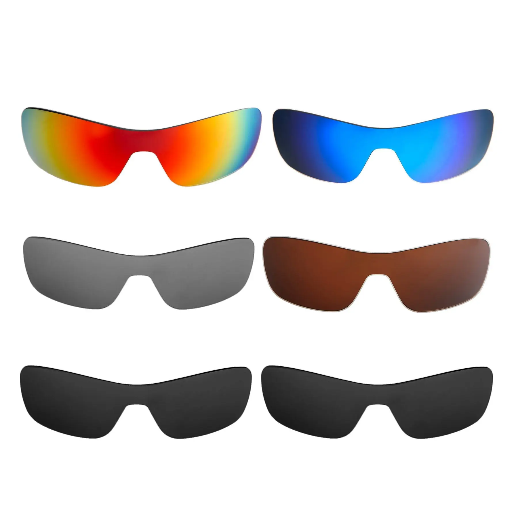 Walleva Replacement Lenses for Oakley Turbine Rotor (OO9307 Series)