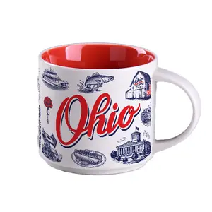 #2 Ohio Heritage Series Ceramic Coffee Mug - Marblehead, Ohio Lighthouse - 14 oz.
