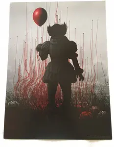 Stephen King's IT - 12.5"x17" Original Promo Movie Poster Cinemark Pennywise