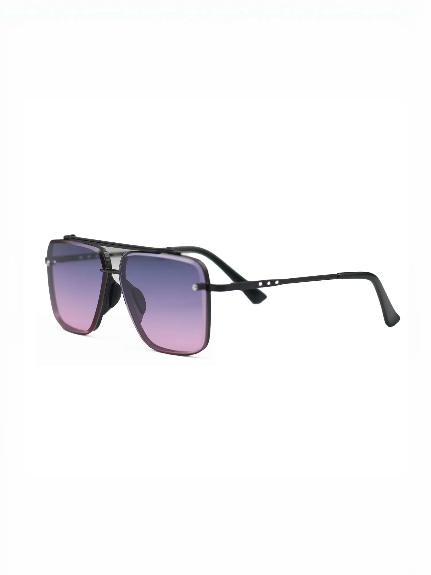 Smaller Bella Tangle-Free Aviator Sunglasses | Trendy Square Frame Sunglasses with Tangle-Free Nose Pads, Shatter-Resistant Lenses & UV400 Protection - Hand-Assembled Stylish Fashion Shades for Women - Ideal for Streetwear & Everyday Styling