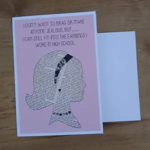 Earrings Greeting Card