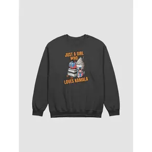 Just a Girl Who Loves Kamala Crewneck Sweatshirt