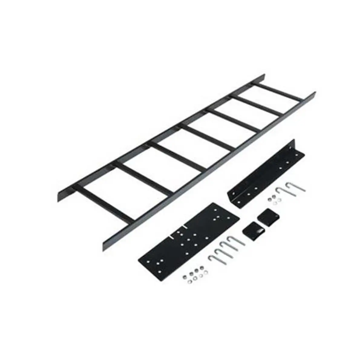 212 MAIN Solid Metal Bird Cage Ladder Rack, Wall-Mount Kit with 5 ft. Rack-to-Wall Design, 18 lbs Capacity, Easy Installation, Cable Management for Even Cable Distribution Overhead
