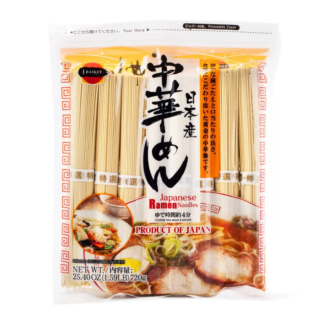 J-Basket Chuka Soba Ramen Noodles 8P 1.50 lb J-Basket Chuka Soba Ramen Noodles 8P 1.50 lb