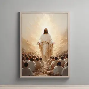 Watercolor Ascension of Jesuss Poster, Christian Wall Art, Biblical Artwork, Religious Print, Easter Gift, Spiritual Home Decor Above Bed Art OSVAH