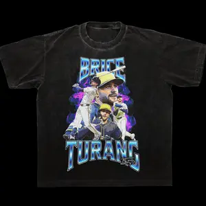 Brice Turang Vintage Style Washed T-Shirt Brice Turang Vintage Style Washed T-Shirt