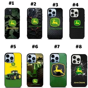 John Deere Tractor Logo Phone Case, John Deere Case Cover, Tough Phone Case for iphone 17 16 15 14 13 12 11 Pro Plus Z