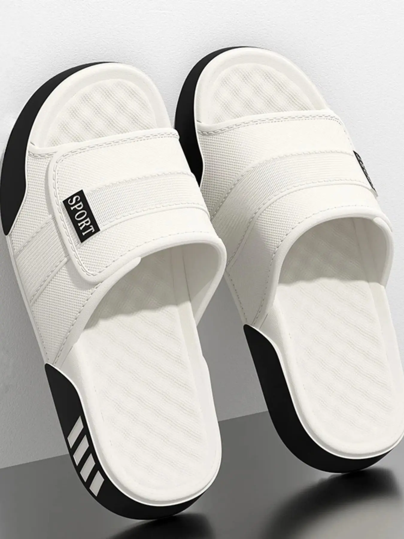 Men's Colorblock Sporty Sandals, Soft EVA Sole Breathable Slipper for Versatile Daily Wear