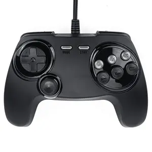 BrawlerGen Genesis Mini Controller 6 Button Genesis Mini/PC/MAC/Switch USB Compatible
