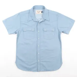 MODERN WESTERN SS CLEAR BLUE CHAMBRAY
