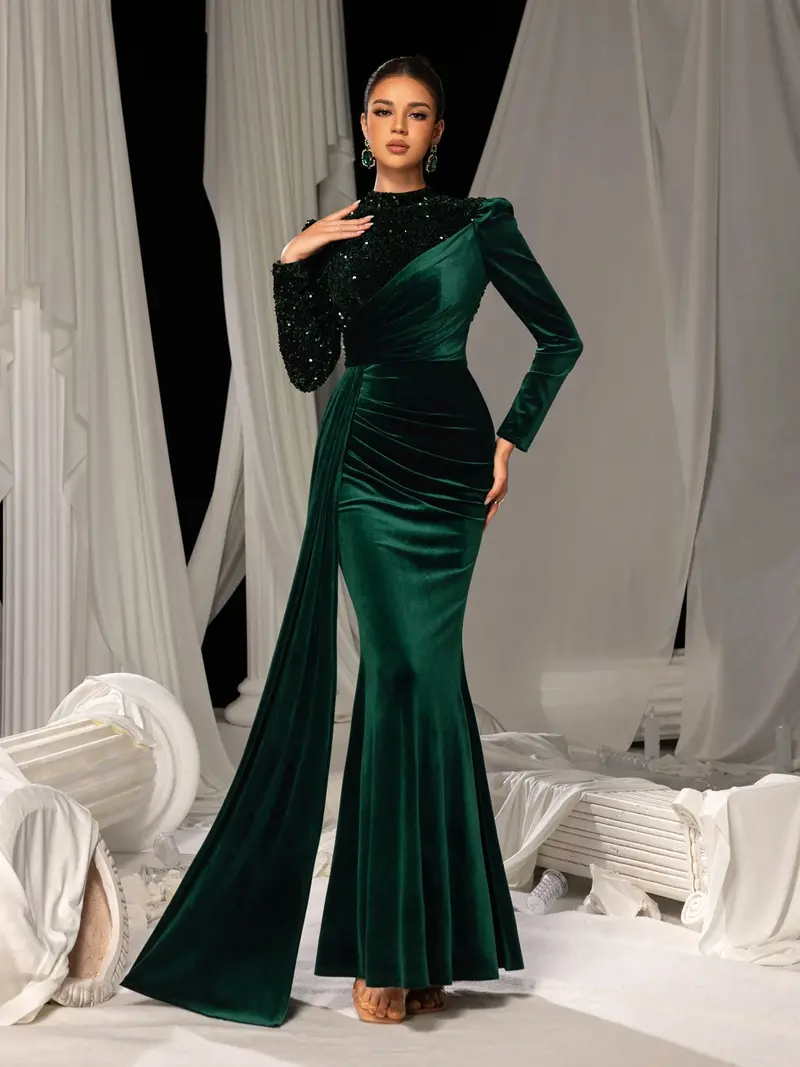 Long sleeve velvet dress trends - TikTok Shop Long sleeve velvet dress trends - TikTok Shop