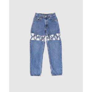 Criss Cross Jeans (size 4) dark blue