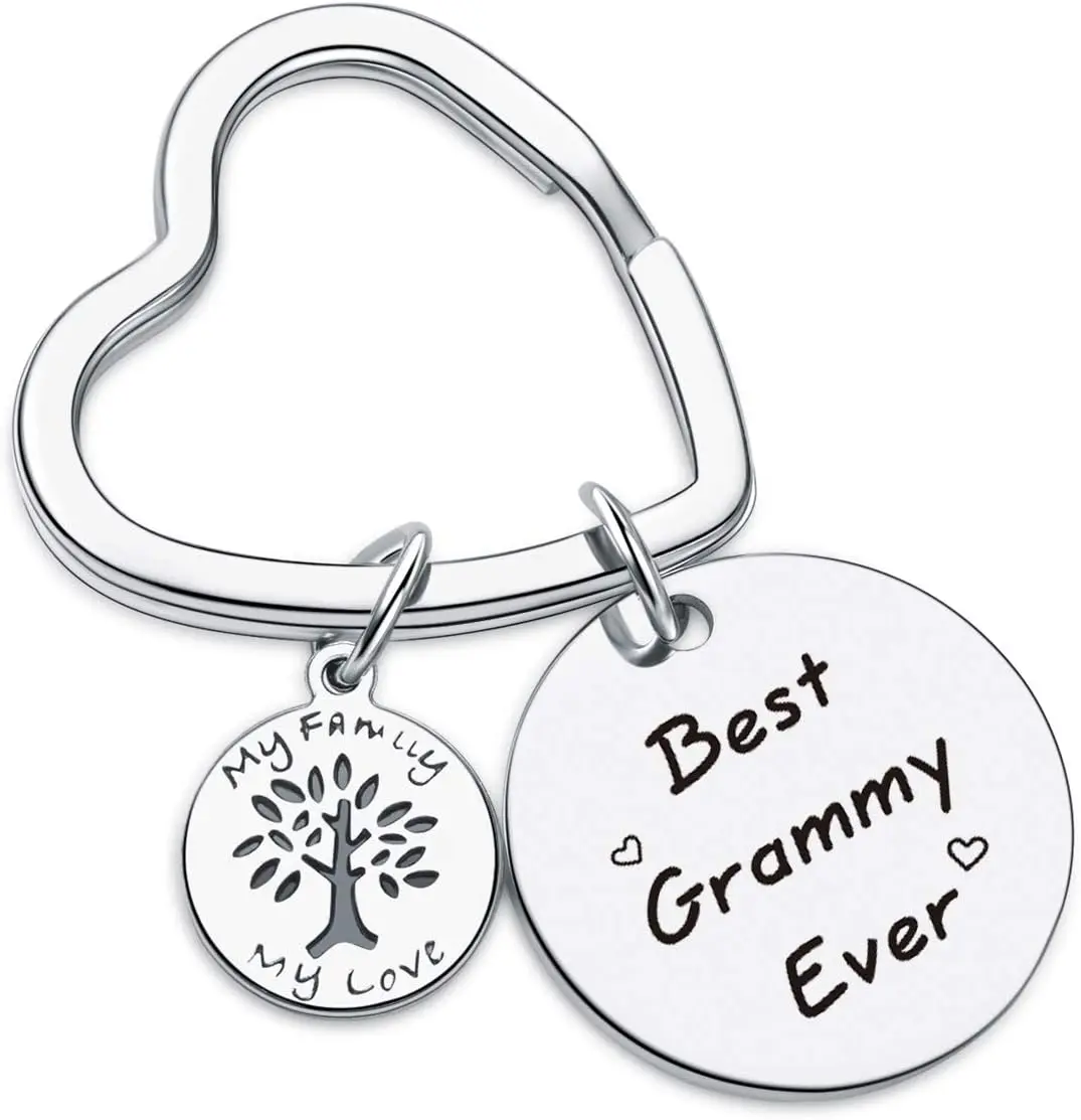 Grammy Mother Jewelry Keychain – Nana Appreciation Gift for Mother’s Day, Thoughtful Present for Grandma & Grandmother, Unique Birthday & Christmas Keepsake from Grandkids, Best Personalized Grammy Gift Idea to Celebrate Love, Family Bond & Gratitude