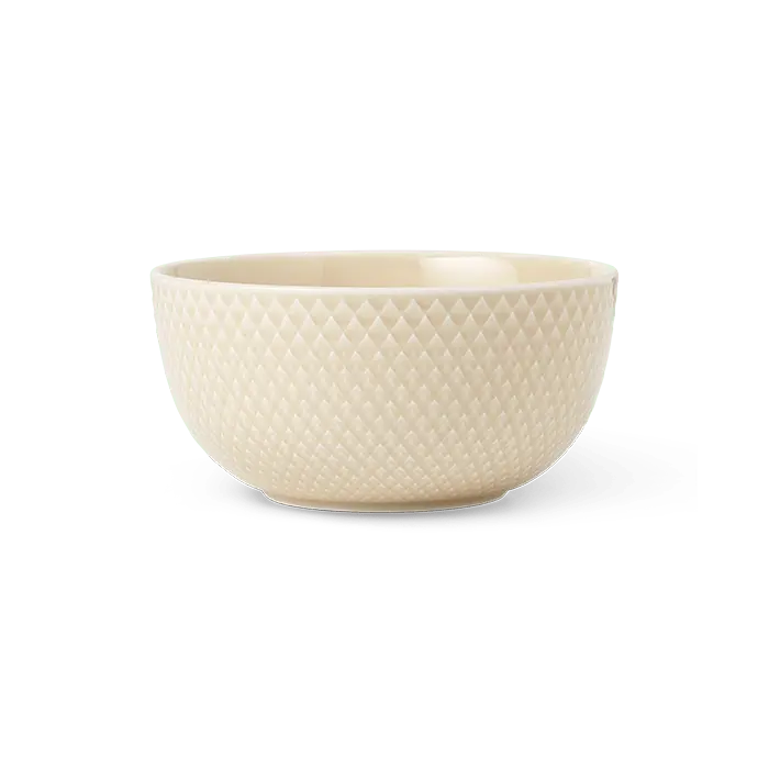 Lyngby Porcelæn Rhombe Earth Bowl, Marble, Ø: 5.1"